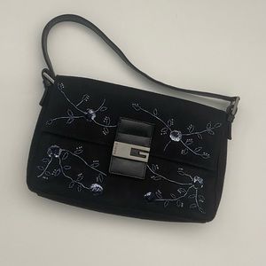 vintage guess beaded shoulder bag